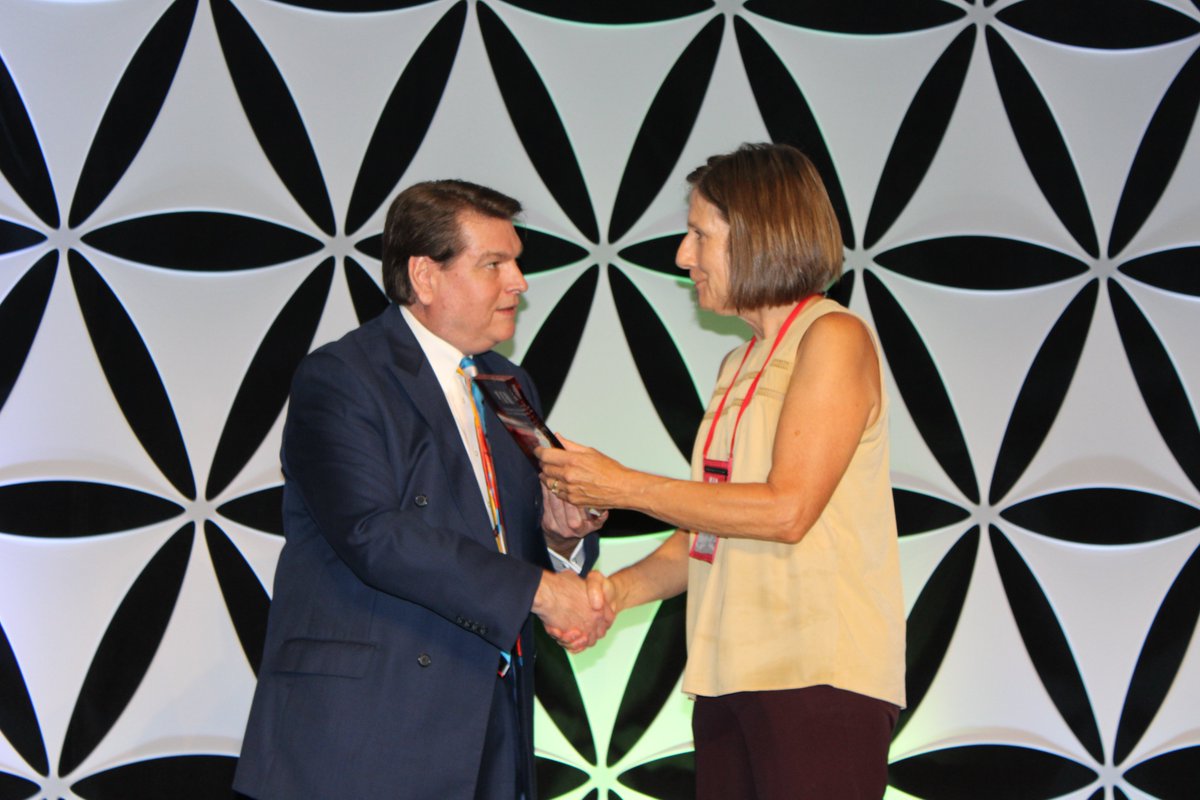 NCSAToday's tweet photo. Geraldine Erickson, ESU 17 administrator, is named recipient of the NCSA Distinguished Service Award!

“She ‘walks the talk’ as she provides support and expertise in many ways to school districts,” said a colleague.

One of the very best. Congratulations, Geraldine! #NCSAAdmin26 https://t.co/T4o8KHPwrv