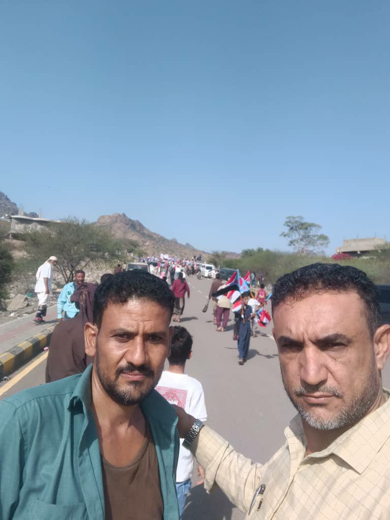 Almaflahi1981's tweet photo. من المسيرة الجماهيرية الحاشدة صباح اليوم الخميس الموافق 30يوليو 2026في محافظة #الضالع ضمن البرنامج التصعيد الشعبي الرافض للوصاية السعودية والاحتلال 
#عيدروس_في_قلب_الجنوبيين
#التصعيد_الشعبي_الجنوبي https://t.co/BhYPOdHSPz
