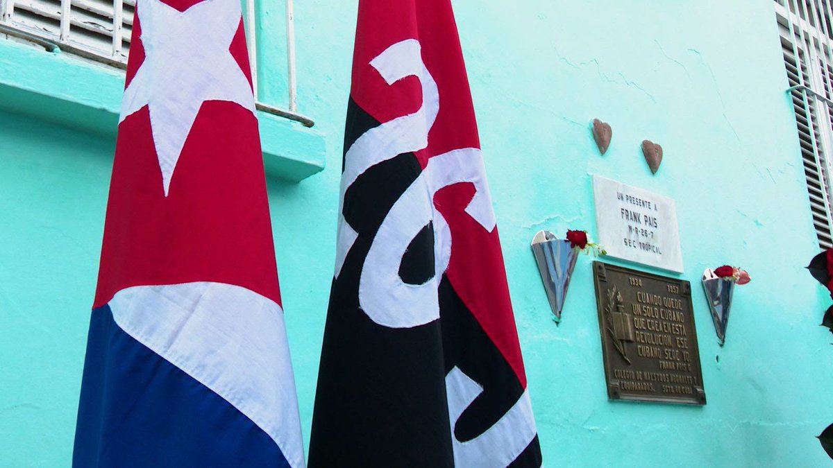 mambisa25's tweet photo. Los  tiempos de adversidad han sido parte de nuestra historia y  mientras  la ciudad héroe de #SantiagoDeCuba vuelve  sobre las huellas de #FrankPaís y #RaúlPujols,  se reafirma que la memoria de sus héroes esta  en la conciencia de un  pueblo que no olvida. https://t.co/Dd0Z3MeUvl