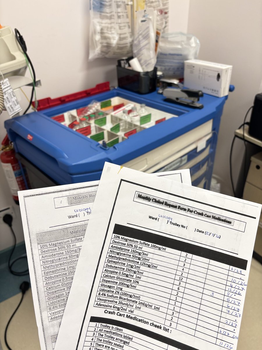 asrar_kb's tweet photo. Another week, another pharmacy department unlocked! 

Inpatient pharmacy this time. Safe to say I’ll never look at a crash cart the same way again.. https://t.co/o7YycyzBw5