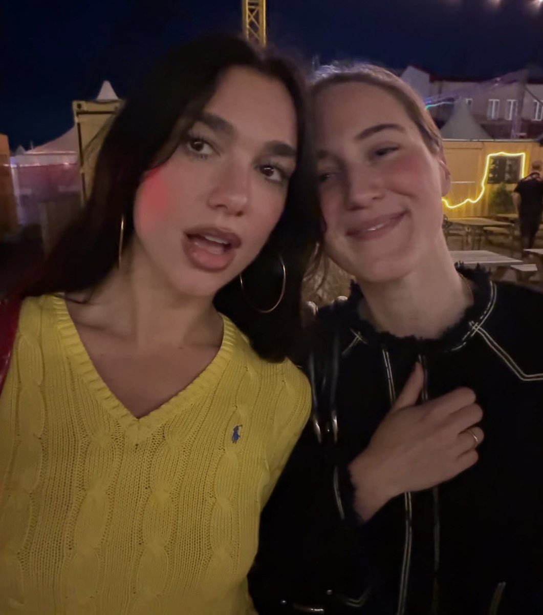 PopCrave's tweet photo. Dua Lipa shares studio photo alongside a selfie with songwriter &amp; producer Luka Kloser.

Kloser worked on Addison Rae’s debut album. https://t.co/3ZJsQJ15k2