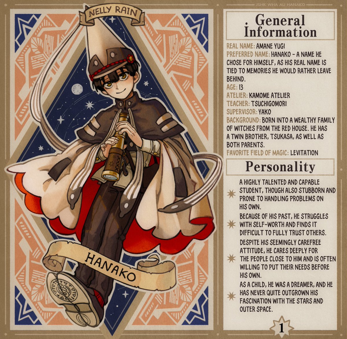 NellyRain37's tweet photo. Amane/Hanako (Witch Hat Atelier AU) 1/3
#WitchHatAtelier #地縛少年花子くん https://t.co/G2k3cjKIMt