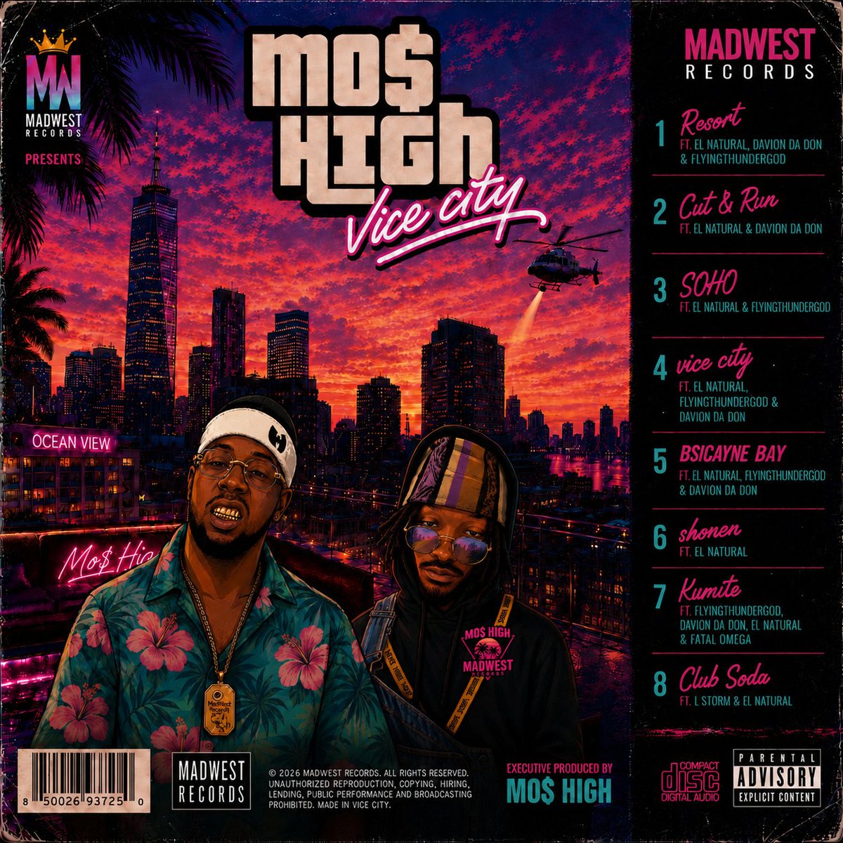 FlyingRaijin36's tweet photo. MO$ HIGH &amp; MADWEST RECORDS
#NEWMUSIC #hiphop #gta6 #undergroundhiphop #smokesum #wakenbake #rollup #abovetheclouds 
#comingsoon https://t.co/sz0St5pbYR