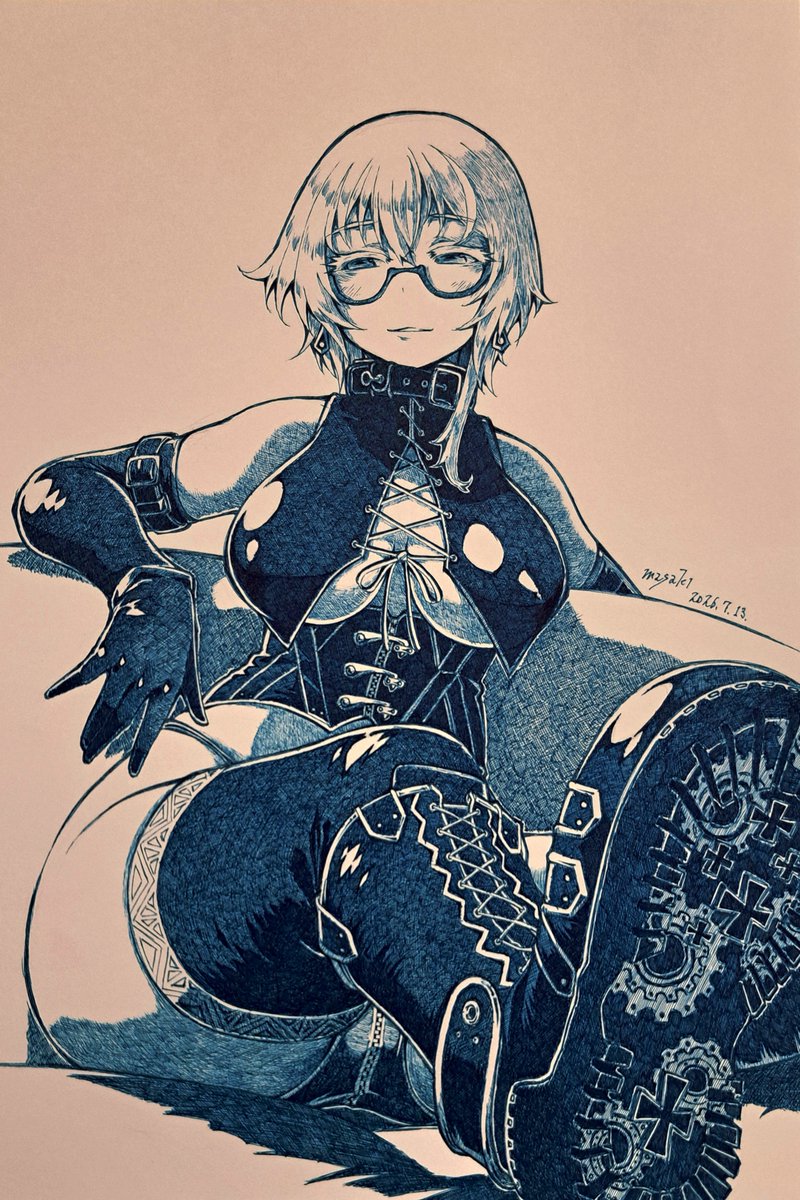 marsa_c's tweet photo. 今月はよほどブーツが描きたかったのだなと思いました。
ハイデルンが激渋に描けたのもよかったです。

#今月描いた絵を晒そう https://t.co/8M5KhqBmLb