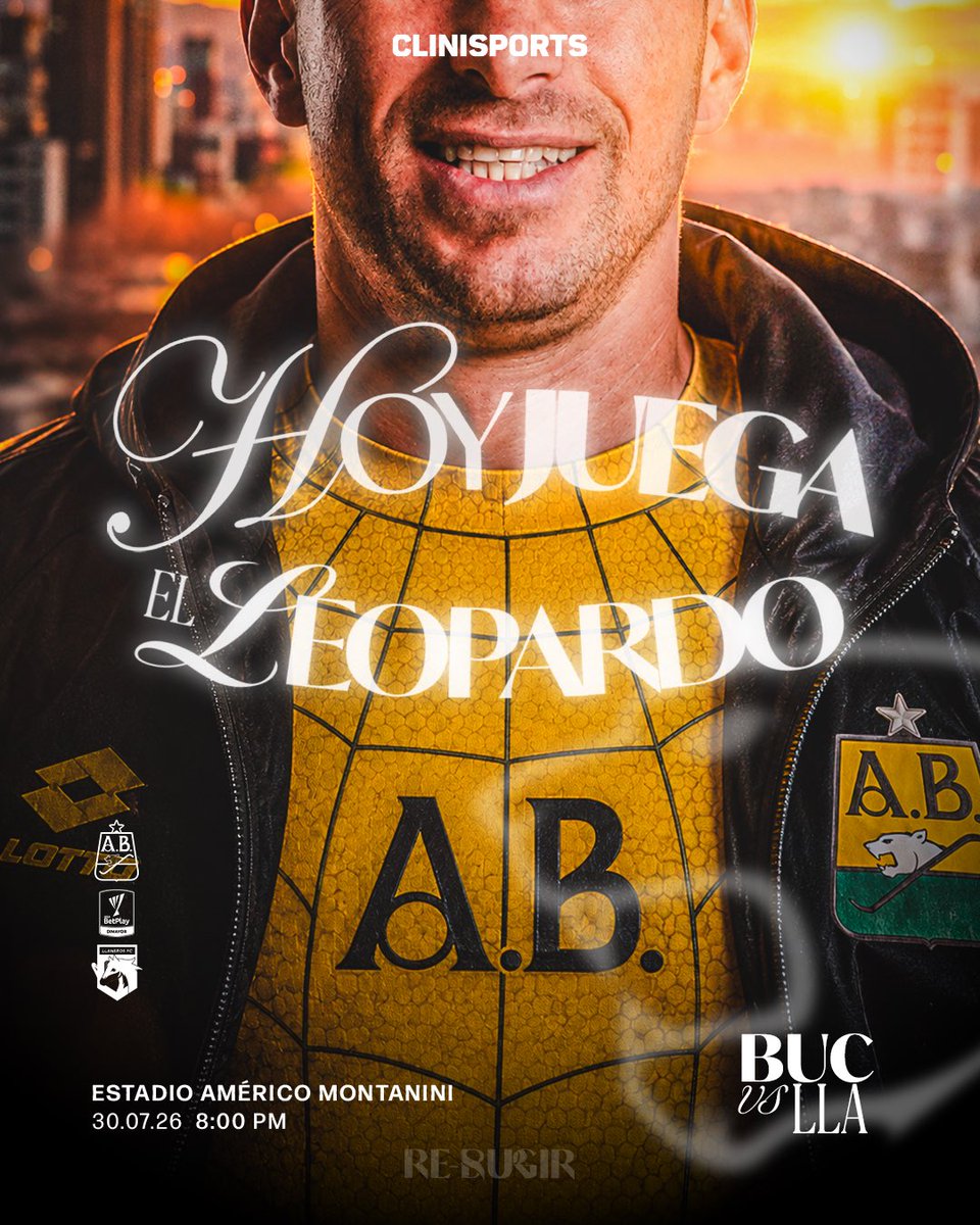 ABucaramanga's tweet photo. ¡𝐉𝐔𝐄𝐆𝐀 𝐄𝐋 𝐋𝐄𝐎𝐏𝐀𝐑𝐃𝐎! 🔰

𝐏𝐨𝐫𝐪𝐮𝐞 𝐮𝐧 𝐠𝐫𝐚𝐧 𝐩𝐨𝐝𝐞𝐫 𝐜𝐨𝐧𝐥𝐥𝐞𝐯𝐚 𝐮𝐧𝐚 𝐠𝐫𝐚𝐧 𝐫𝐞𝐬𝐩𝐨𝐧𝐬𝐚𝐛𝐢𝐥𝐢𝐝𝐚𝐝. 🕷️ Hoy toda una ciudad se une a alentar en casa. Se acabó la espera. ⌛️

#VolvamosA𝐑𝐔𝐆𝐈𝐑 #MiHerenciaMiPasión🫀 https://t.co/1iIbUVmFM4