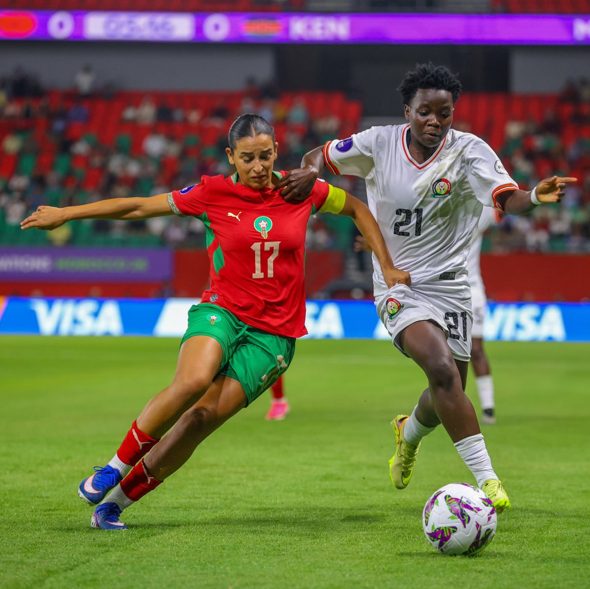 muukami2's tweet photo. Tonight, our Queens face Senegal. Stand with Harambee Starlets and let your cheers be the wind beneath their wings. They have trained for this moment, and we have prepared to support them. #CheerForStarlets https://t.co/xlTyK4igOh
