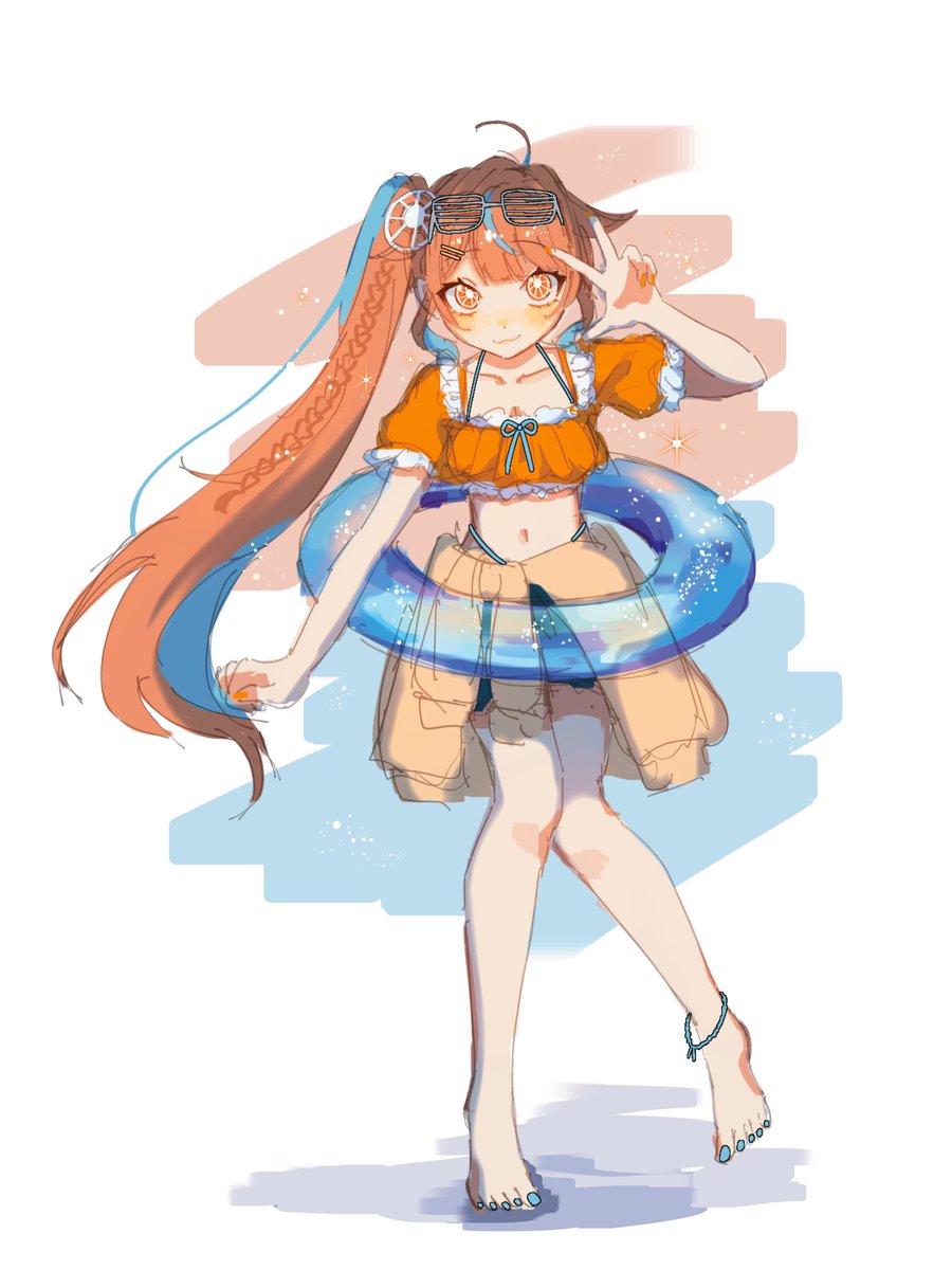uda_amate's tweet photo. 擬人化🍊

 #イラスト https://t.co/CxNA1MV53D