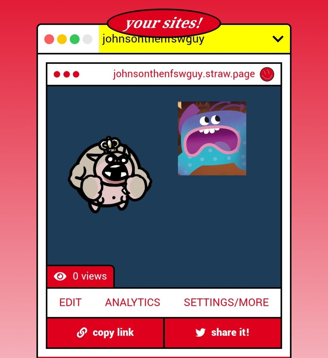 Johnsonsdfxo's tweet photo. I have now straw page site link is on my profile (so here is screenshot) https://t.co/268QHmHYmh