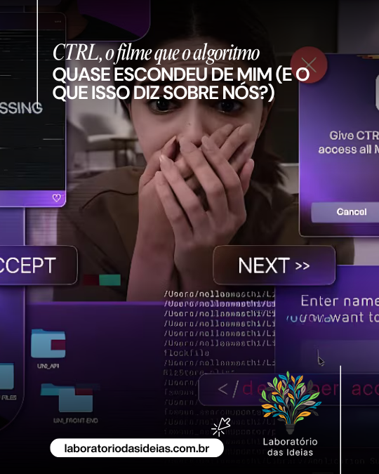 nidepaula's tweet photo. CTRL, um filme na Netflix que, quase, escapou de mim. Suspense indiano sobre IA, dados e controle digital que merece mais atenção do que teve. 

Escrevi sobre isso no blog: https://t.co/6yxC9pakB2

#movie #filme #inteligênciaartificial #dadossensíveis https://t.co/LybxzYZYKV