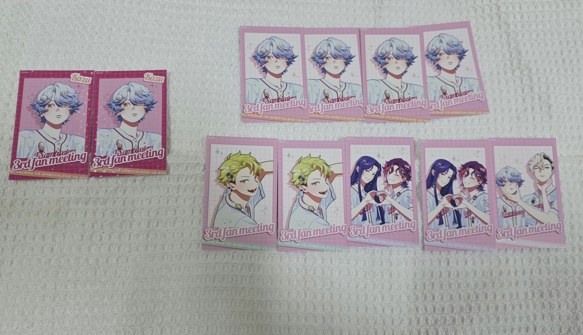 ShinminSnow's tweet photo. ขาย
ใบแรร์ ราคา 60 บาท 
ใบธรรมดา 55 บาท
ค่าส่ง 40 รับ 5 ใบขึ้นไป ส่งฟรีค่ะ
#ตลาดนัดVSA #ตลาดนัดแอมบิ #ตลาดนัดvsambivalenz https://t.co/dKU7KtyTp2