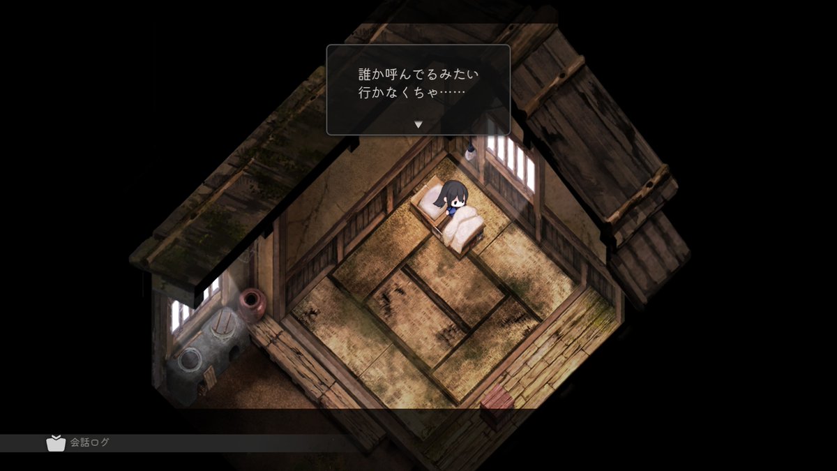 rods_skyfish's tweet photo. 何十年も放置されてた廃屋に段ボールのベットで寝て、未だに料理の設備が作れないのでそこらへんに生えてるつくしを食みながら、荒れ果てた畑を耕し、木を切り倒して、毎日朝から晩まで重労働してるので、もはや怪異とか現れる前に生命の危機を感じています。やっぱり女児に厳しかった。#ほの暮しの庭 https://t.co/j7EyOvmIFC