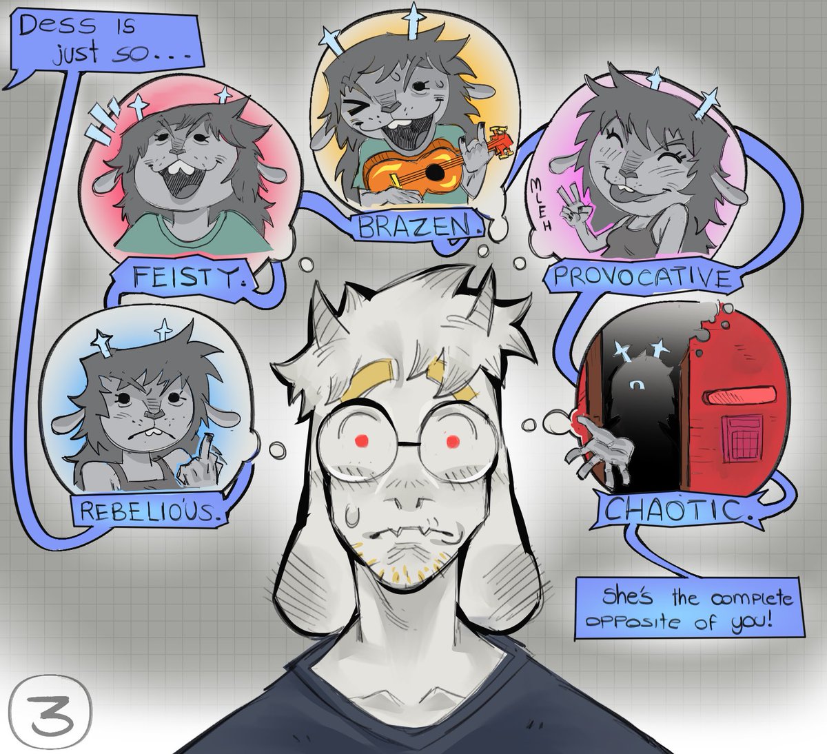 pineapplesugr's tweet photo. #deltarune "Shes Perfect"
 (Dessriel comic 3/5)🧵 https://t.co/kNGZSmOwR1