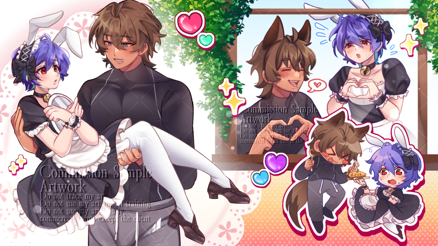 reinakocchi's tweet photo. Commission for @DextrielL 

Tysm for commissioning oomf💕 https://t.co/URbCMgNGsK