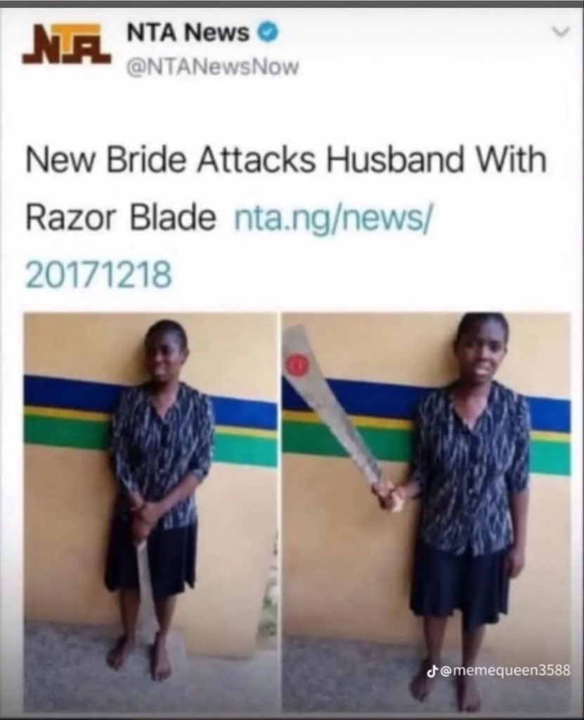 leodey4uuu's tweet photo. Make una see wetin NTA news dey call razor blade 😭 https://t.co/JOsLLGTFPf
