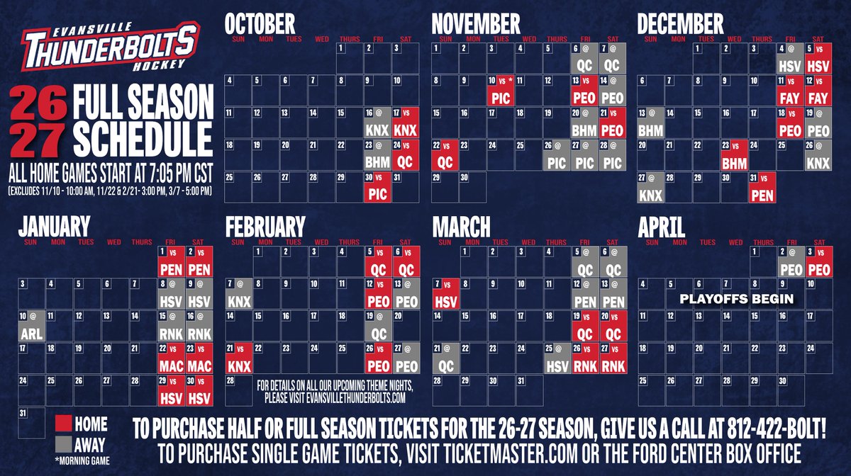 evvthunderbolts's tweet photo. MARK YOUR CALENDARS📅

The full 2026-27 season schedule is officially here!🤩

#LetsGoBolts | #WhoseHouse https://t.co/dvIMdVIy3M
