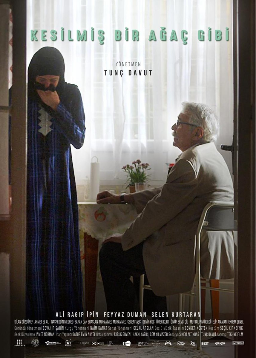 birsenaltuntas1's tweet photo. "Kesilmiş Bir Ağaç Gibi" filmi Oscar'da ülkemizi temsil edecek
♦️Ülkemizi Oscar'da temsil edecek film biraz önce belli oldu. Tunç Davut'un "Kesilmiş Bir Ağaç Gibi" filmi Oscar Aday Adayı oldu. 
♦️Filmde başlıca rolleri Ali İpin (Refik), Feyyaz Duman (İhsan) ve Selen Kurtaran (Nalan) paylaşıyor.  
https://t.co/XXnD0PnISr