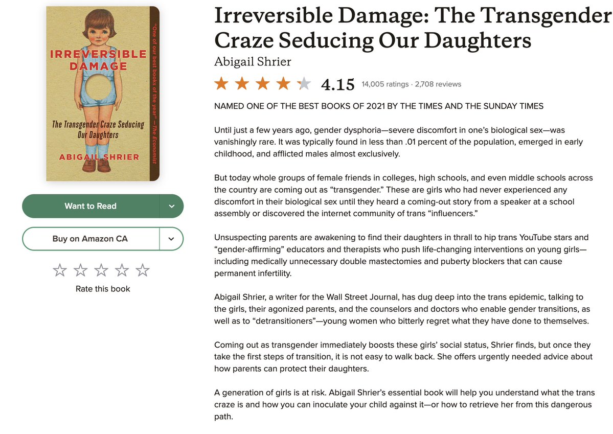 BlackRosePepper's tweet photo. @DimitrisSoudas @FaeJohnstone The deeply transphobic book that Zachary would like the library to ban. https://t.co/tGbt232OsB