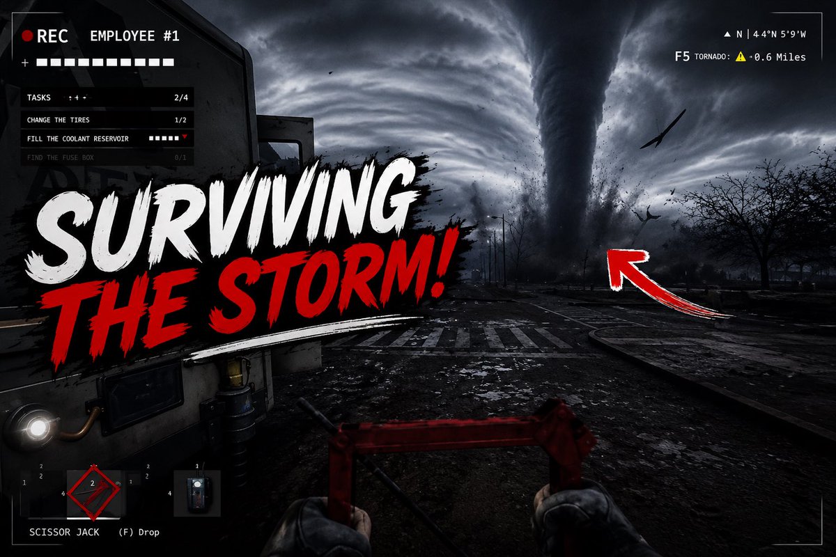 Martini_ROS1's tweet photo. Now uploaded on YouTube: WE COULDN'T ESCAPE THE Tornados!!| Funnel Runner - Part 1 https://t.co/A3Jf5D65hj via @YouTube
Excited to share a new thrilling game and to have fun with your friends.
Still in early access. https://t.co/sMrfae0xBu