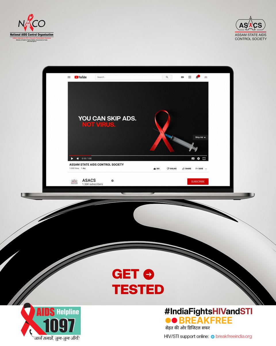 officialASACS's tweet photo. Instead of guessing if you have HIV or not, get tested to make informed health decisions.

#GetTested #IndiaFightsHIVandSTI #hivawareness

@NACOINDIA https://t.co/UHwSKQjdpd