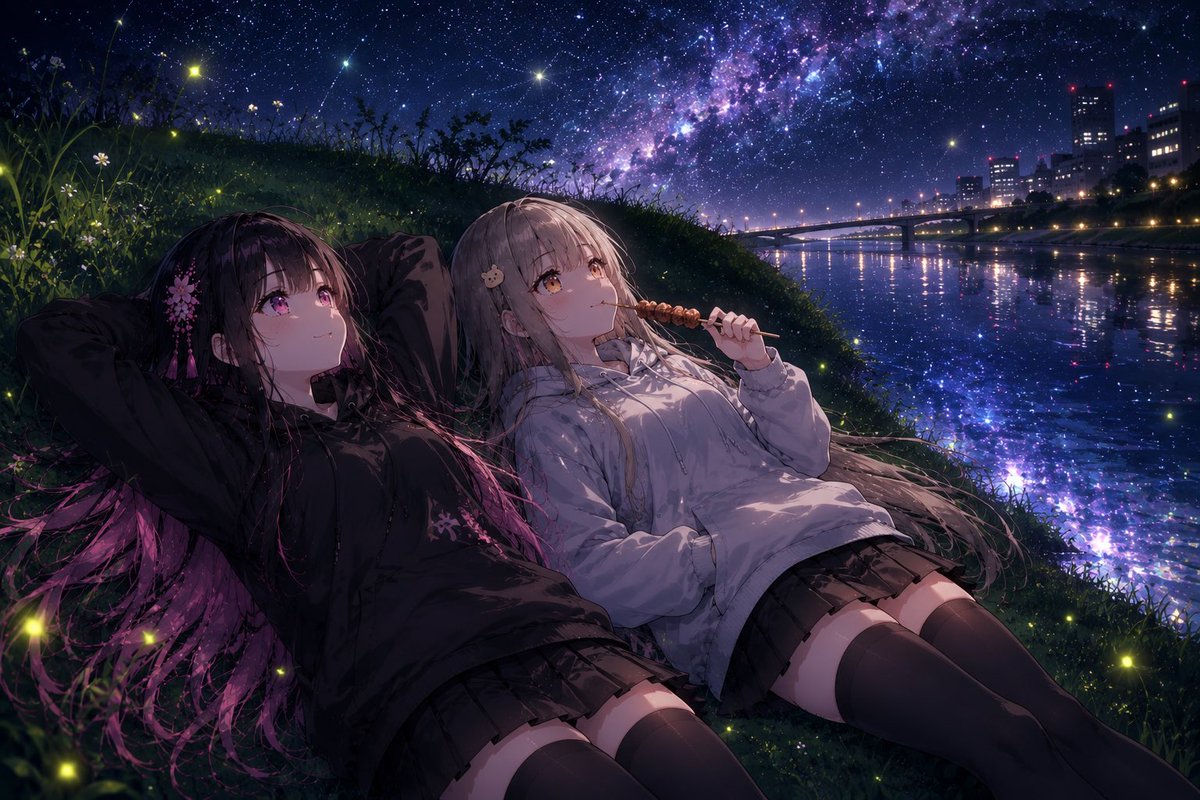 Sakuraimiodayo's tweet photo. 「綺麗だね…もし…これが続いたら…」 https://t.co/urRzRiHj0W