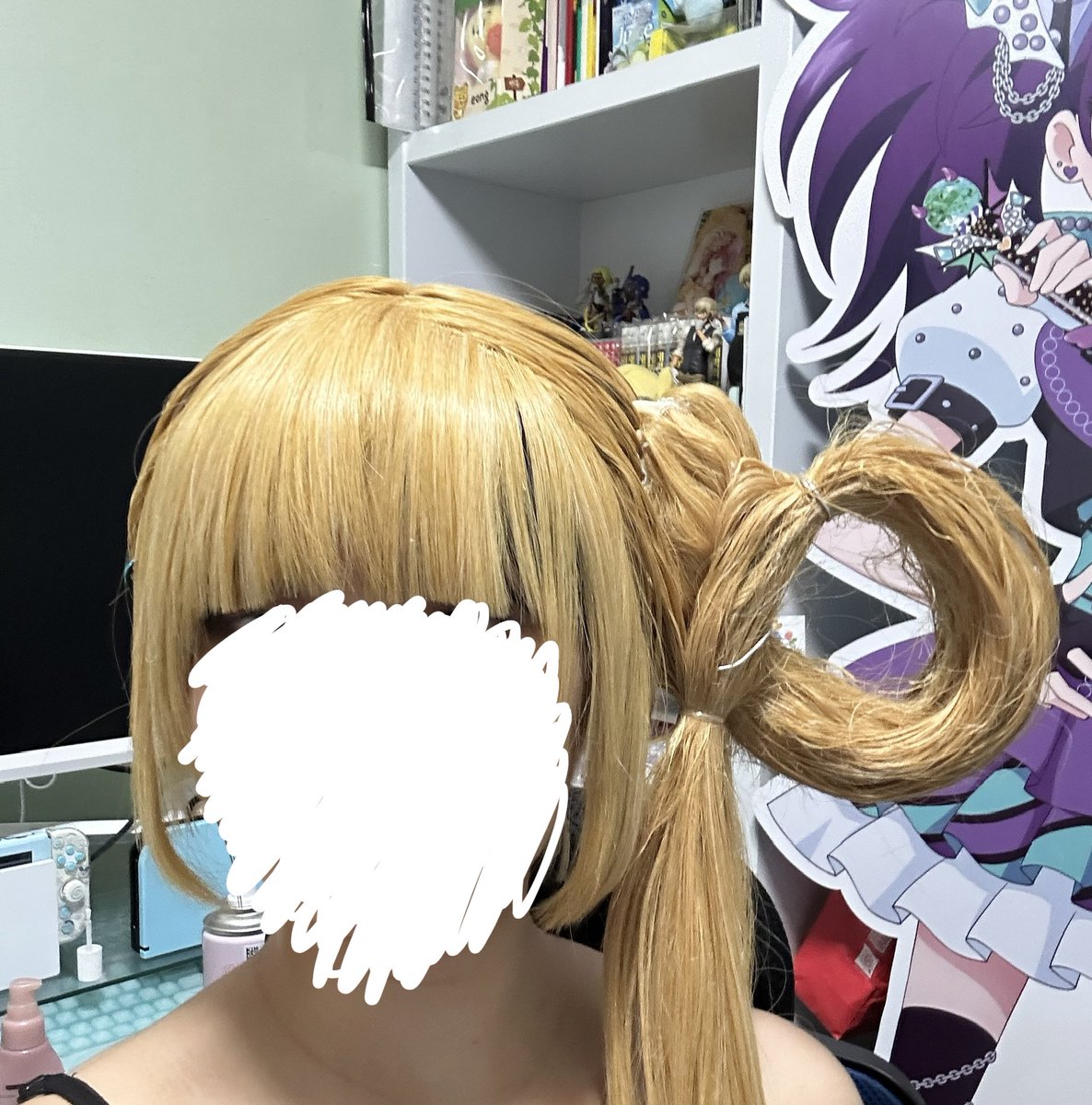 susu_cos's tweet photo. 철사 부분 리본으로 묶기만 하면되 https://t.co/65VzOzBhE9