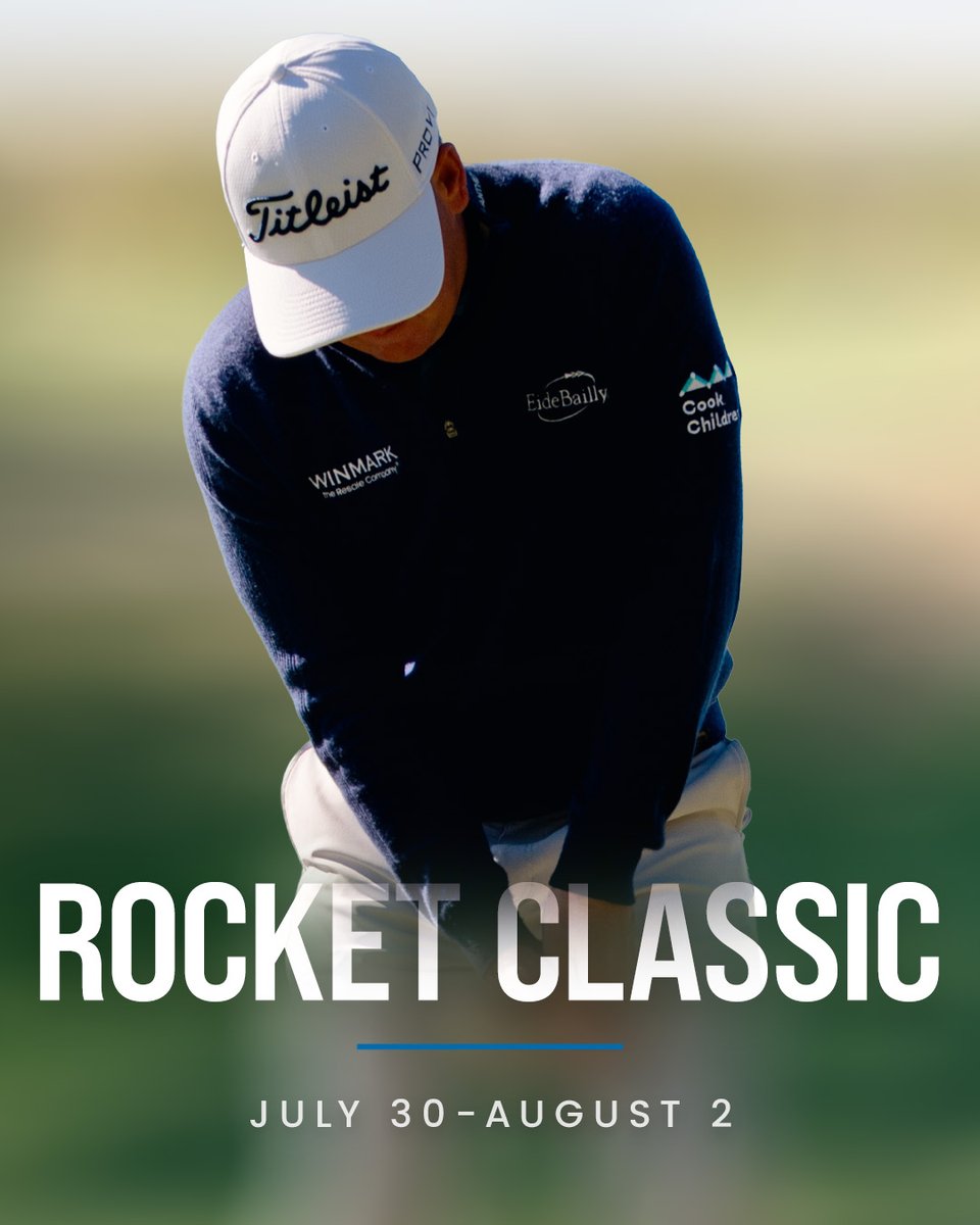 WinmarkResale's tweet photo. One final edition. One more week in the Motor City. @HogeGolf tees it up at Detroit Golf Club for the final @RocketClassic.

#RocketClassic #WinmarkResale https://t.co/zAOURDEhdo