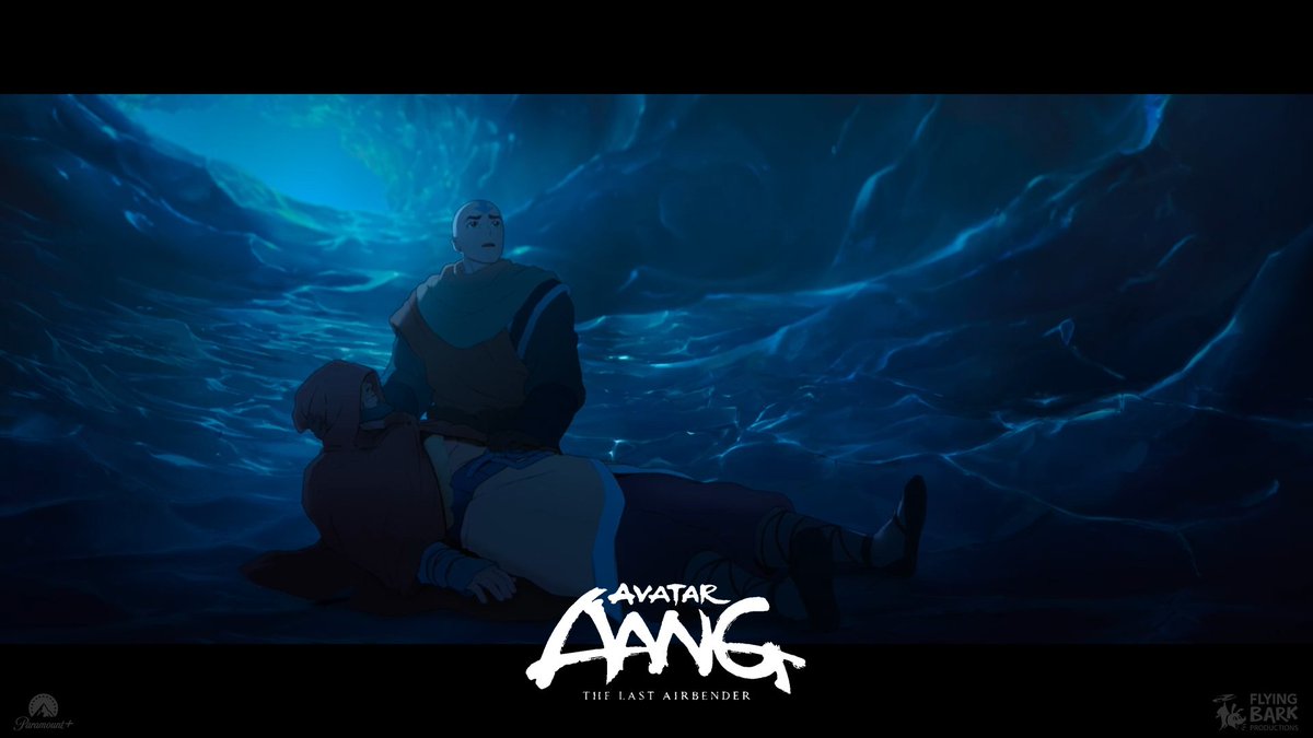 orenjikunArt's tweet photo. Ice cave painting for Avatar Aang! 

BG Supervisor: Kit Rigby 
Layout Lead: Josh Reh
Art Director: Aaron Loftis
Production Designer: Jake Panian https://t.co/N0xExNcFHI