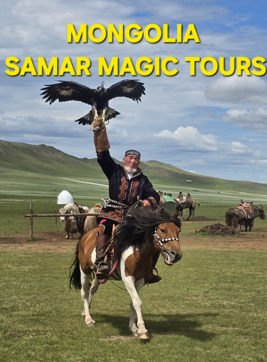samarmagictours's tweet photo. ✅️¿Te vienes a conocer 🌏Mongolia🇲🇳 Auténtica y Nómada en Privado 2026? 
✅️9 días desde 2.855 € , en base de habitación doble en hotel 5* y en base de campamentos turísticos de Gers de Lujo con los baños, toilets y duchas en privado.
📲WhatsApp: 976 99282459 https://t.co/fj83pIN9jc