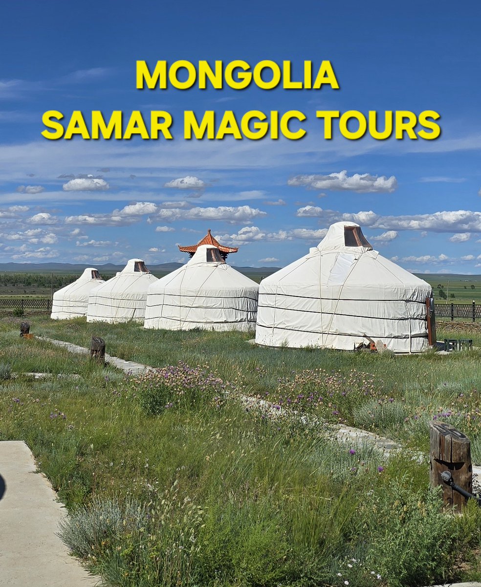 samarmagictours's tweet photo. ✅️¿Te vienes a conocer 🌏Mongolia🇲🇳 Auténtica y Nómada en Privado 2026? 
✅️9 días desde 2.855 € , en base de habitación doble en hotel 5* y en base de campamentos turísticos de Gers de Lujo con los baños, toilets y duchas en privado.
📲WhatsApp: 976 99282459 https://t.co/fj83pIN9jc