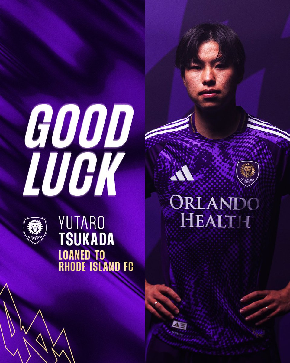 OrlandoCitySC's tweet photo. Good luck, Yutaro 👏

We have loaned forward Yutaro Tsukada to Rhode Island FC of the USL Championship through the remainder of the 2026 season.
