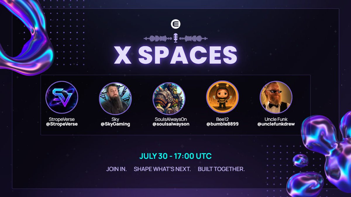 enjin's tweet photo. Who's joining us in 2.5 hours? 👀

We've got an awesome lineup ready to tackle one question:

Why is Web3 worth the work?

Bring your best answer during the Space. We'll be rewarding some of our favorite responses.

See you soon 🫡 https://t.co/qJigsePswx
