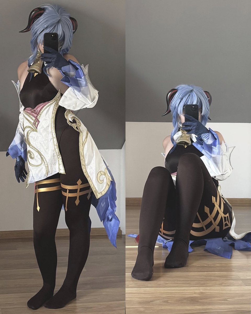 lanveil's tweet photo. my Ganyu cosplay 🤍 cocogoat https://t.co/K2oGjuw12O
