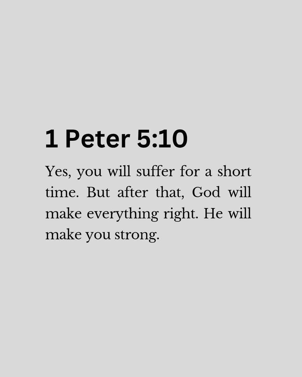 FuelTheSoul_'s tweet photo. 1 Peter 5:10 https://t.co/ZP7Ixd5Nkc