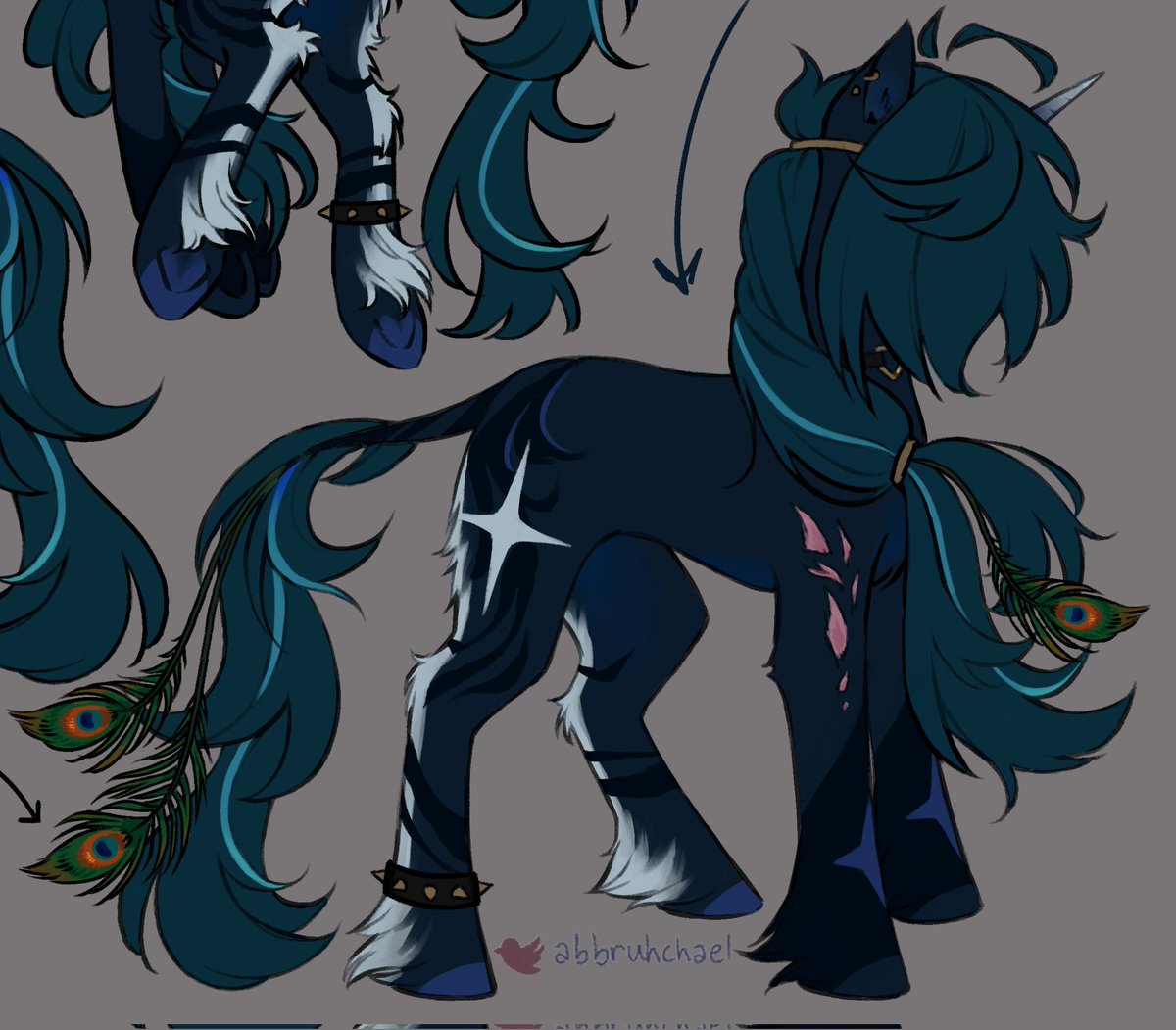 abbruhchael's tweet photo. uploading pony kaeya to artfight 3 days before it ends https://t.co/LPRUgjGlUY