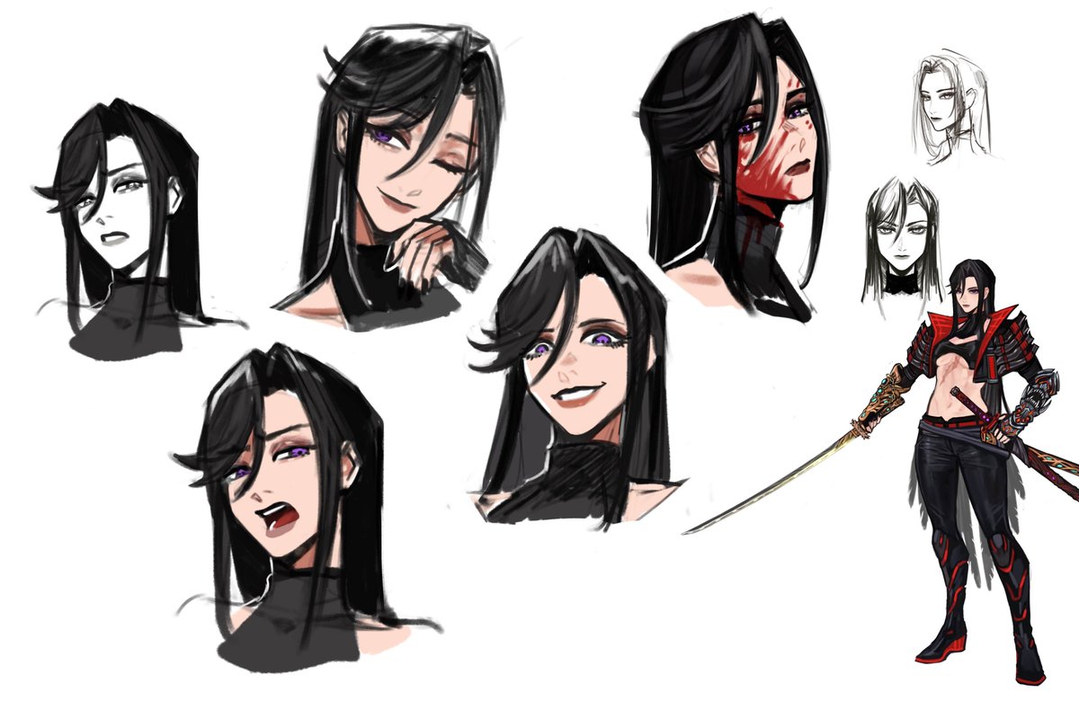 ExplosifChoker's tweet photo. Expression sheet https://t.co/2N8MIbtkgj