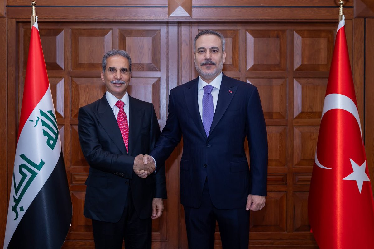 TC_Disisleri's tweet photo. Bakanımız @HakanFidan, Irak Yüksek Yargı Konseyi Başkanı Faik Zeydan ile Ankara’da biraraya geldi. https://t.co/5JCTDQ1F9e