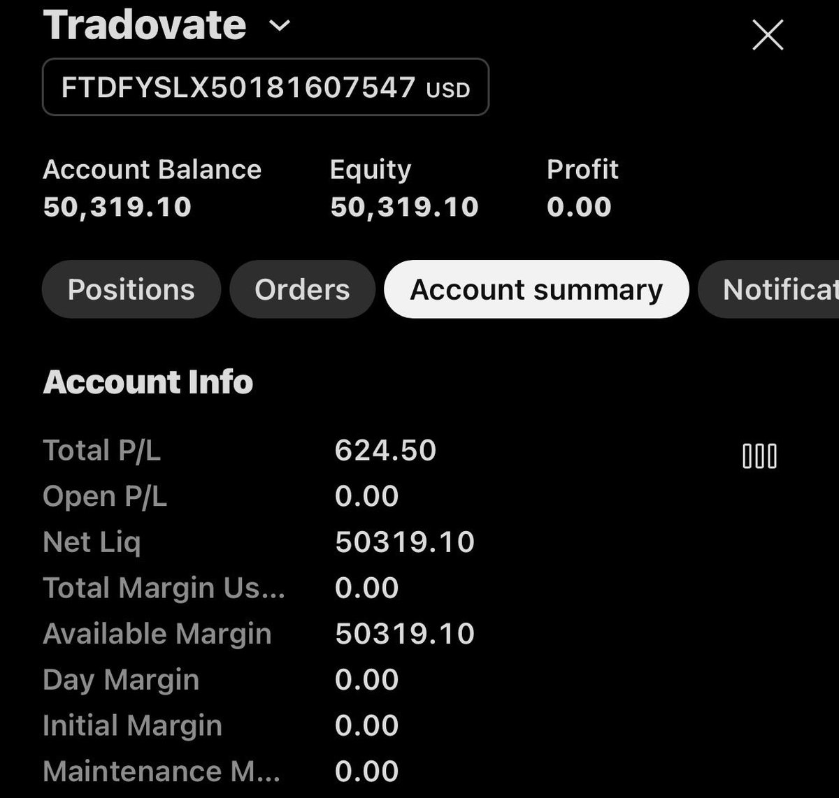 MTStradez's tweet photo. Pulled my @Tradeify funded account into the green last night during Asia. (Pulled it into the red first earlier in the night lol.) https://t.co/zjXq7zG82O