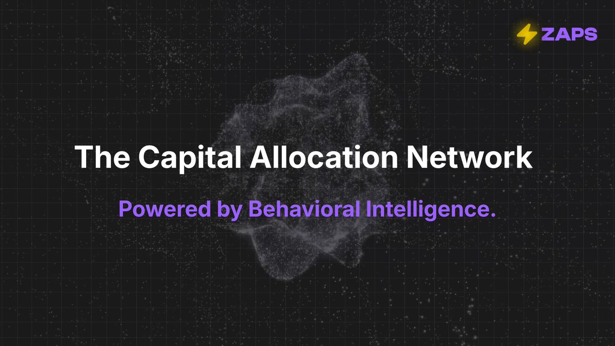 zerufinance's tweet photo. You traded through the bear.

You didn't exit. You held while everyone else left.

That onchain history is now a measurable behavioral record.

Zaps rewards genuine contribution while filtering sybils, bots, wash trading, and extractive behavior, powered by ZeruAI's behavioral intelligence across 320M+ wallets.

This is the capital allocation network that decides who gets access, incentives, and rewards.

Your history counts.

https://t.co/v58l00bU7q