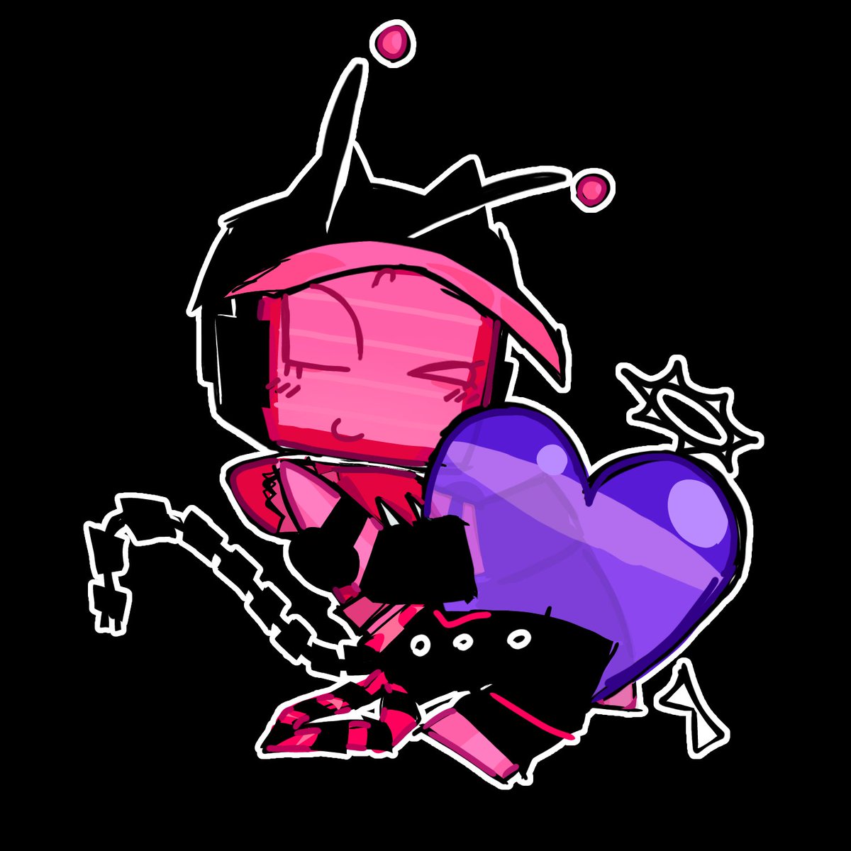 ItzVOlpe's tweet photo. Veeronica and Twotime Chibis 
#SprayTheSpawn https://t.co/RPh3Ync5SM