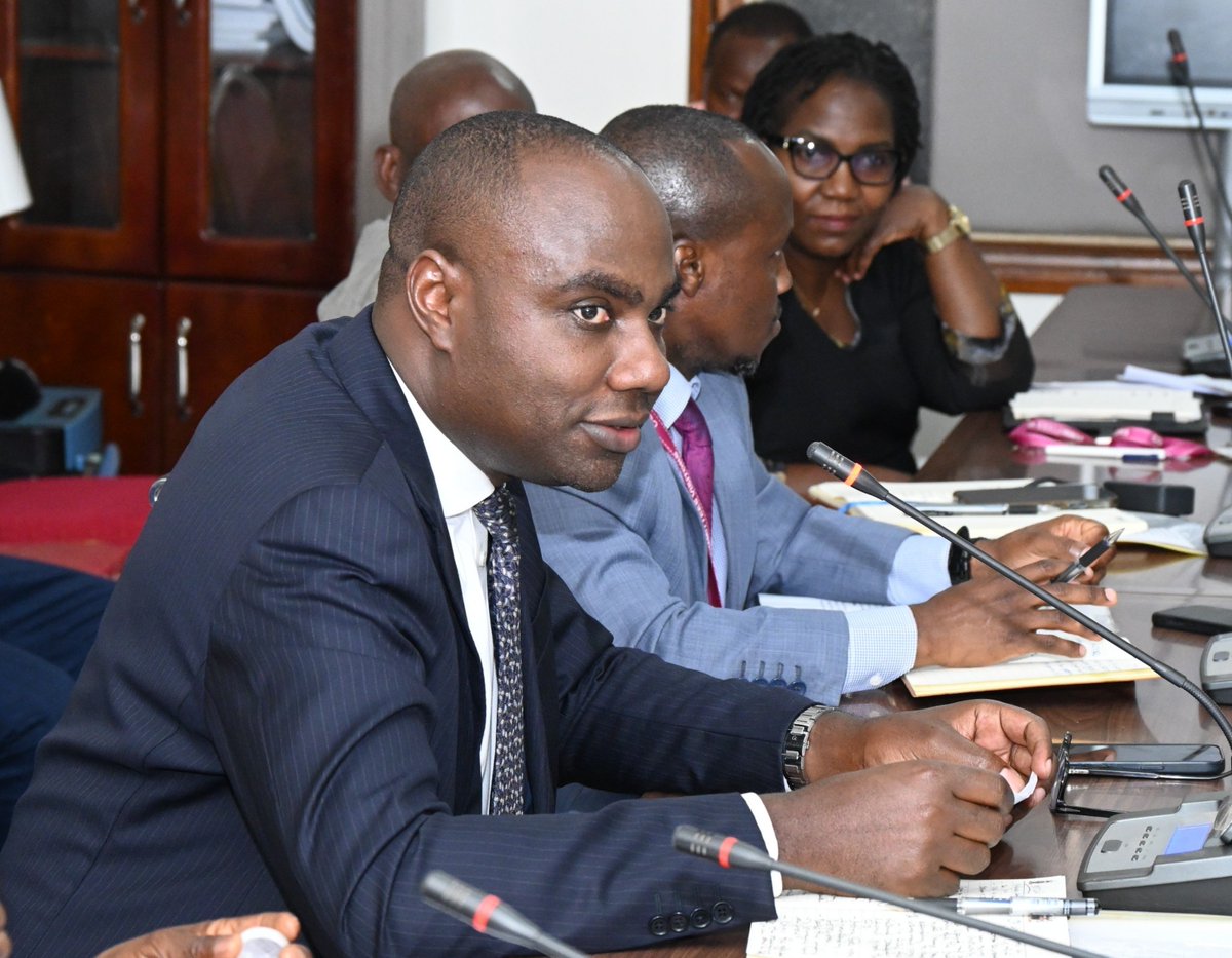 mofpedU's tweet photo. Finance Minister @henrymusasizi1 has today appeared before the Parliamentary Committee on Tourism, Trade and Industry to present and discuss the utilisation of Non-Tax Revenue (NTR) collections and budget performance by the Uganda National Bureau of Standards (UNBS).

Musasizi said over the last five financial years (FY 2021/22-FY 2025/26), @UNBSug approved budget increased from Shs 65.04 billion to Shs 133.83 billion, with budget releases ranging between 94 and 100 percent of the appropriated budget demonstrating consistent and timely funding support for UNBS’s planned interventions.

He explained that the temporary budget reductions experienced between FY 2022/23 and FY 2024/25 were a result of the global economic effects of the COVID-19 pandemic,adding that Government restored and more than doubled UNBS's budget,from Shs 62.975 billion to Shs 133.834 billion significantly exceeding the Bureau's Non-Tax Revenue collections. 

He said, increase in the budget demonstrates Government's strong commitment to strengthening Uganda's standards and quality infrastructure.

The Minister who was accompanied by the Director Economic Affairs, Moses Kaggwa and other senior officials further explained that Government reforms introduced in FY 2017/18 require all Non-Tax Revenue to be collected through the Uganda Revenue Authority. 

He noted that this reform aimed at minimising revenue leakages,improving revenue collection, accounting and transparency.

For the last five years,UNBS non-tax collections have grown from Shs 60.74 billion to Shs 87.68 billion.

On the proposal for UNBS to retain and spend  at source, Musasizi said UNBS has a Vote status  and should comply with the requirements of the Public Finance Management Act Cap.171 to remit all revenue collections to the consolidated fund without spending at source.

He advised  UNBS to develop comprehensive, well-costed strategic actions for implementation in line with its mandate.