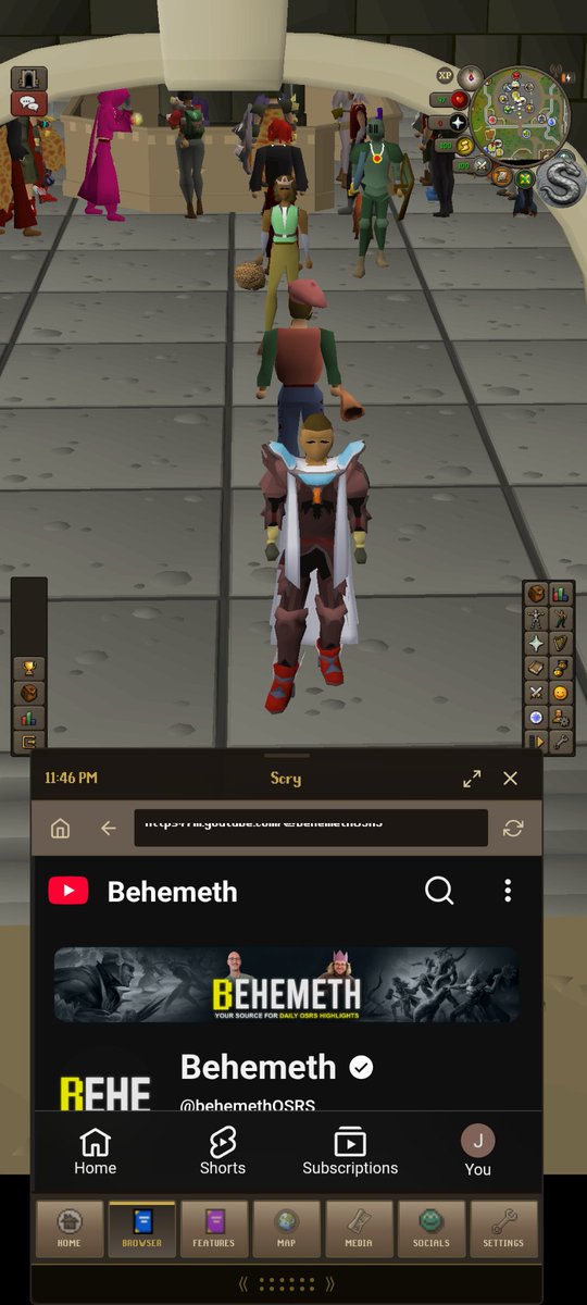 ScryOSRS's tweet photo. Watch youtube overlayed on your mobile client in portrait mode while playing #OSRS

#ScryOSRS - Playstore

#Runescape #OSRSMobile https://t.co/bIfkWAOvJN