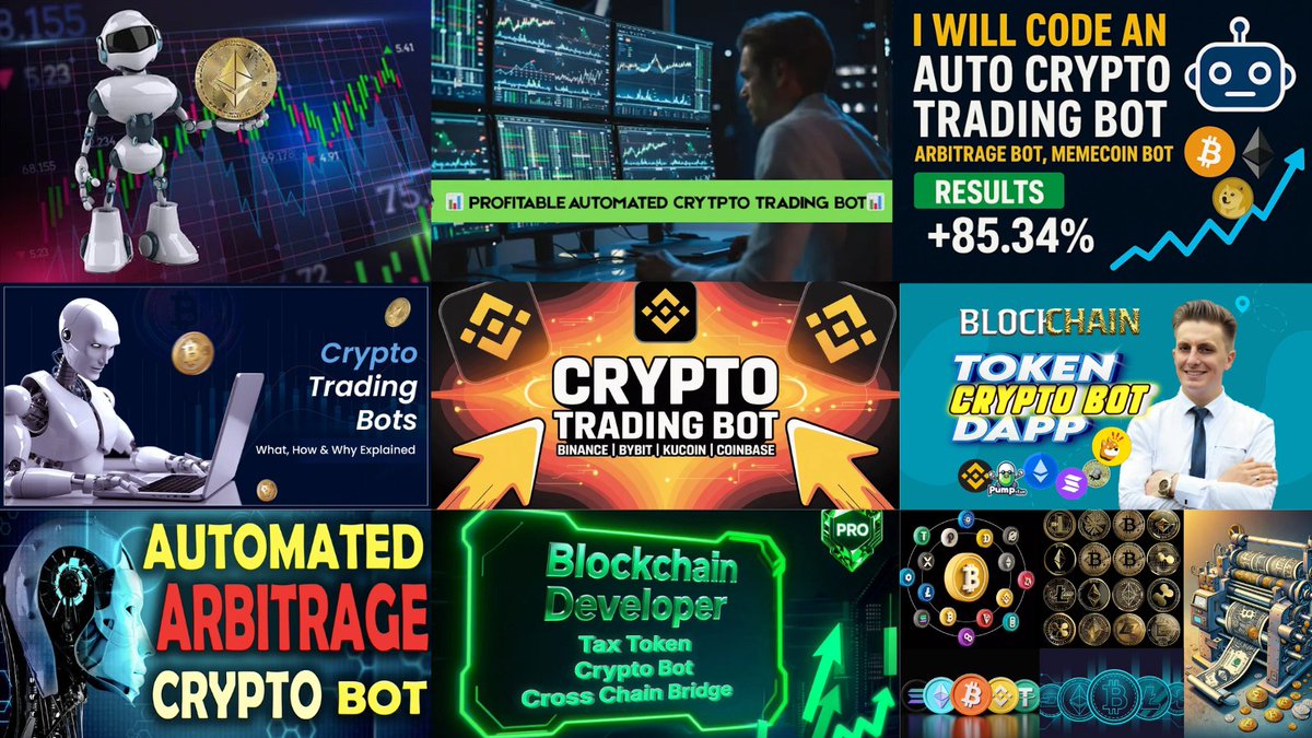 ruposhamin's tweet photo. Crypto Bot Services - Automated &amp; Effective Trading! 
Best crypto trading bot freelance services online. Outsource your crypto trading bot project and get it quickly done and delivered remotely online.
Order now: https://t.co/0Q0R1tYPxY

#cryptotradingbot #tradingbot #cryptobot https://t.co/nCm1n4i84H