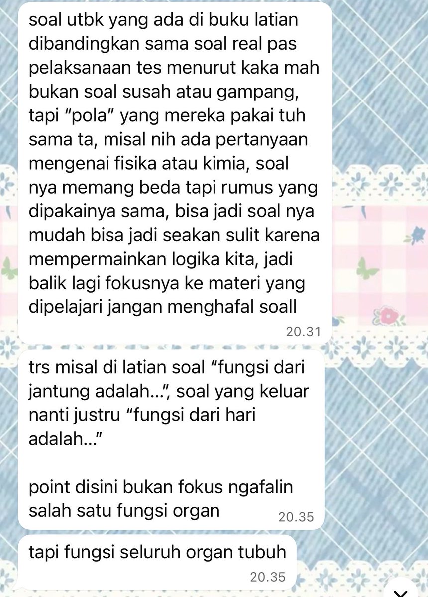 keonaisy's tweet photo. kakak kakak akt ku tolong review utbk bagi yang pernah pleaseeee T___T https://t.co/UGo0lTxRKK