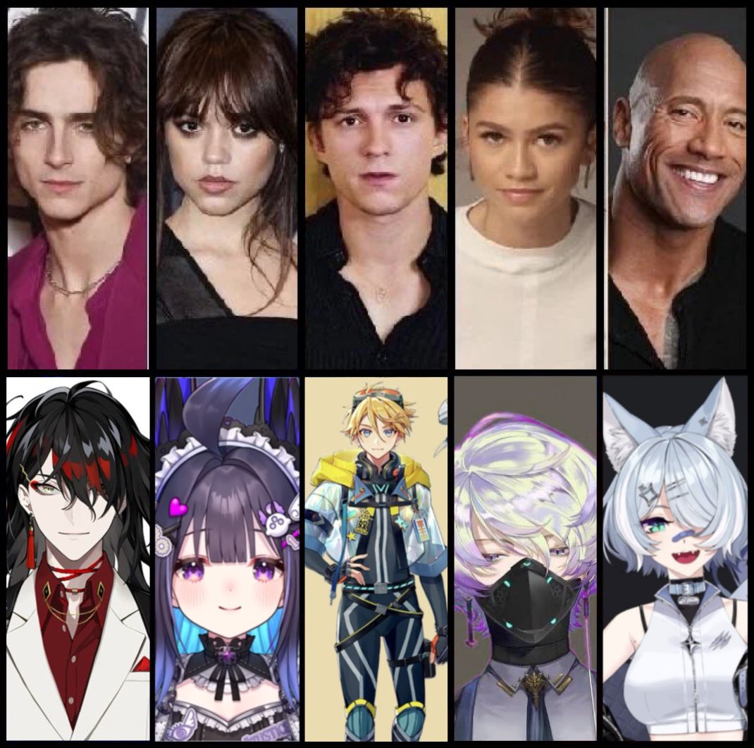 choompeep's tweet photo. the perfect niji en live action cast doesn’t exi- https://t.co/kiJL8YcmaN