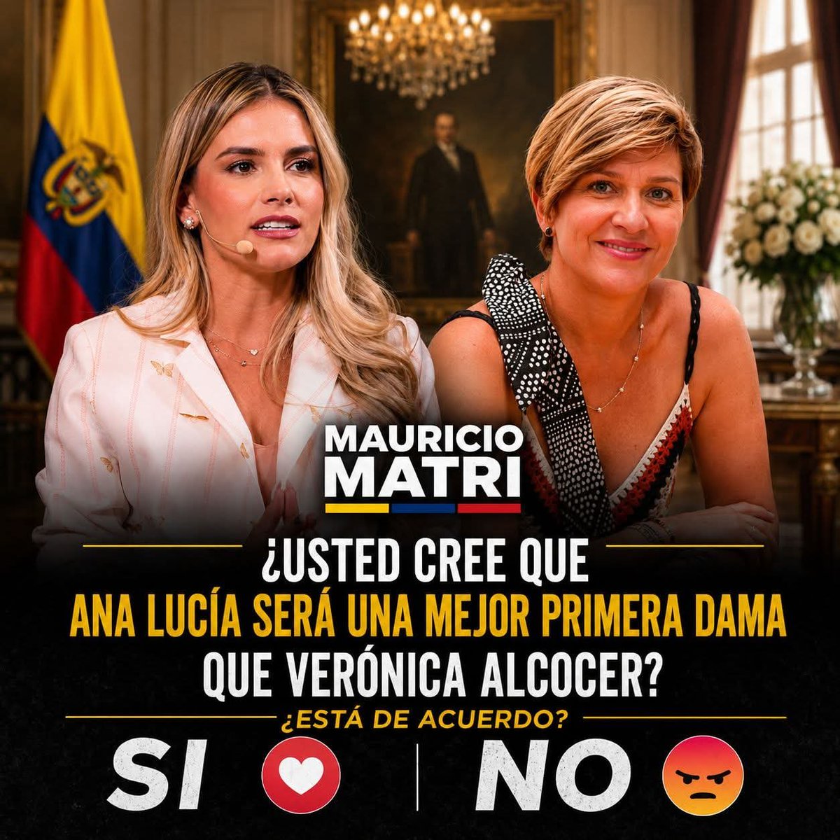 mauriciomatri's tweet photo. #ATENCIÓN QUIÉN MÁS CREE QUE ANA LUCIA SERÁ POR LEJOS MEJOR PRIMERA DAMA QUE ALCOCER?

Levante su mano ✋️ 🙋‍♂️ y deje su  ♥️ y RT 🔁 en apoyo a la esposa del Tigre... https://t.co/hRrFaMdl59