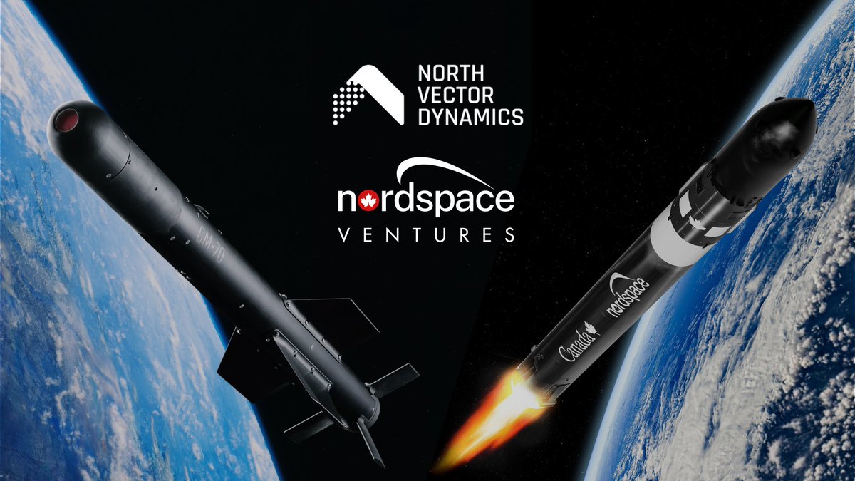 Nord_Space's tweet photo. Today we're announcing that NordSpace Ventures, our strategic investment arm, has invested in North Vector Dynamics (@NV_Dynamics), the Calgary-based defence technology company building Canada's first full-spectrum sovereign missile capability. NVD joins @WyvernSpace in our portfolio, the Alberta-based commercial hyperspectral imaging company. NordSpace Ventures continues to focus its capital on mission-aligned Canadian-owned companies whose technologies advance sovereign space, defence, and dual-use capabilities aligned with Canada's Defence Industrial Strategy and NordSpace's own technology and business objectives.

Headquartered in Calgary, NVD is Canadian-owned and controlled, co-founded by aerospace engineers from the University of Calgary's Schulich School of Engineering and led by CEO Paul Ziadé alongside a team drawn from academia, NASA, and the Canadian Armed Forces. Its initial commercial product is a lower-cost, precision-guided counter-drone missile interceptor. At the other end of the capability spectrum, NVD is developing hypersonic missiles for Canada and its allies with support from the Department of National Defence.
Beyond capital, this deepens an active technical partnership across two areas of shared strategic interest:

🔹 Defence application of our rocket propulsion technology. Our Hadfield-150 engine line (patent-pending, designed and manufactured end-to-end in Canada) was developed for Tundra and Tundra+. The same propulsion, manufacturing, and testing capabilities that underpin sovereign orbital launch have direct relevance to Canadian precision defence systems.

🔹 Advancing Canadian hypersonic R&D. NordSpace and NVD are both key members of a hypersonic innovation network led by the University of Calgary and funded by DND's Innovation for Defence Excellence and Security (IDEaS) program. Members will collaborate to build sovereign Canadian expertise across propulsion, flight dynamics, GNC, detection, and materials for hypersonic vehicles. Directly supporting Canada's priorities under NORAD modernization and the Defence Industrial Strategy.

This work complements our SHARP program (Supersonic and Hypersonic Applications Research Platform). Over the coming years, we intend to apply advances from our collaborative research and joint work with Defence Research and Development Canada into our orbital-class propulsion roadmap.
North Vector Dynamics is exactly the kind of company Canada needs more of. Canadian-owned, ITAR-free, technically world-class, and building sovereign hardware for the threats that actually matter.

That is exactly what NordSpace Ventures was built to do: back Canadian companies whose success advances Canada's sovereign defence and space capabilities in parallel.

@NationalDefence @DRDC_RDDC @CanadianForces @ziade_paul