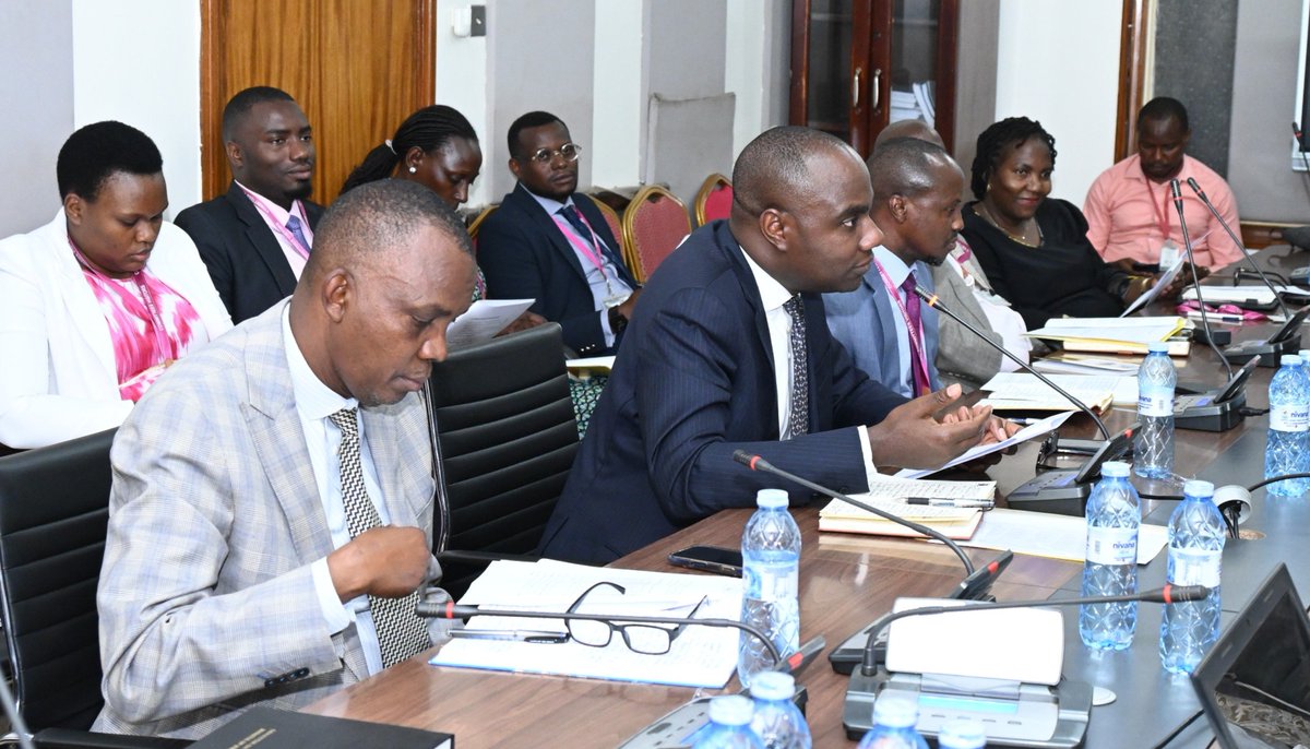 mofpedU's tweet photo. Finance Minister @henrymusasizi1 has today appeared before the Parliamentary Committee on Tourism, Trade and Industry to present and discuss the utilisation of Non-Tax Revenue (NTR) collections and budget performance by the Uganda National Bureau of Standards (UNBS).

Musasizi said over the last five financial years (FY 2021/22-FY 2025/26), @UNBSug approved budget increased from Shs 65.04 billion to Shs 133.83 billion, with budget releases ranging between 94 and 100 percent of the appropriated budget demonstrating consistent and timely funding support for UNBS’s planned interventions.

He explained that the temporary budget reductions experienced between FY 2022/23 and FY 2024/25 were a result of the global economic effects of the COVID-19 pandemic,adding that Government restored and more than doubled UNBS's budget,from Shs 62.975 billion to Shs 133.834 billion significantly exceeding the Bureau's Non-Tax Revenue collections. 

He said, increase in the budget demonstrates Government's strong commitment to strengthening Uganda's standards and quality infrastructure.

The Minister who was accompanied by the Director Economic Affairs, Moses Kaggwa and other senior officials further explained that Government reforms introduced in FY 2017/18 require all Non-Tax Revenue to be collected through the Uganda Revenue Authority. 

He noted that this reform aimed at minimising revenue leakages,improving revenue collection, accounting and transparency.

For the last five years,UNBS non-tax collections have grown from Shs 60.74 billion to Shs 87.68 billion.

On the proposal for UNBS to retain and spend  at source, Musasizi said UNBS has a Vote status  and should comply with the requirements of the Public Finance Management Act Cap.171 to remit all revenue collections to the consolidated fund without spending at source.

He advised  UNBS to develop comprehensive, well-costed strategic actions for implementation in line with its mandate.