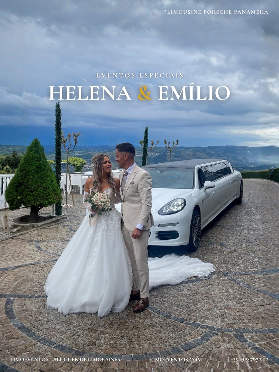 limoeventos's tweet photo. Helena &amp; Emílio 👰🏻🤵🏻
com Limousine @porsche Panamera
 
Se está a planear um evento especial, não deixe de nos consultar. Peça mais informações, com toda a confiança.

📞 +351 916 767 000
🌍 https://t.co/bgcxQsTexa https://t.co/j5eyUUQj3u
