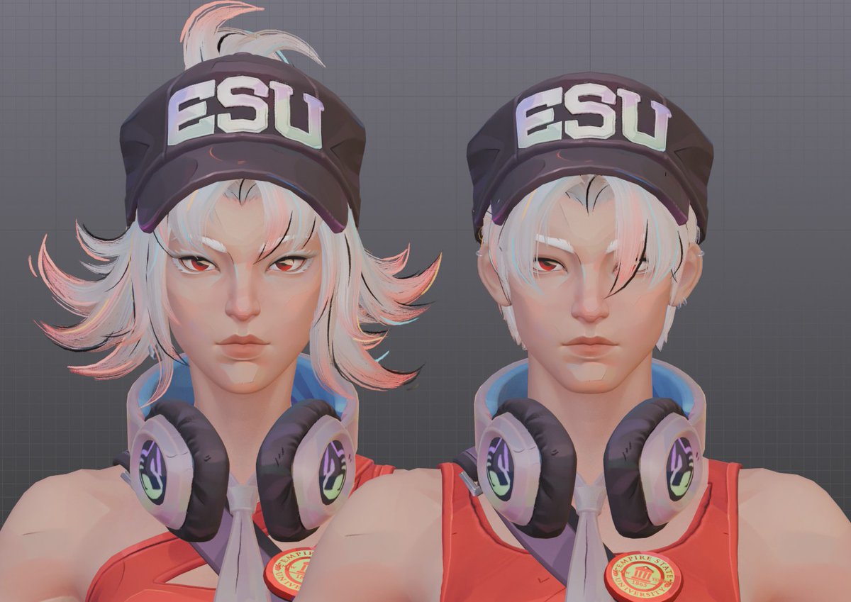 benkobenko_'s tweet photo. 💙 genderbent white fox - wip 2 https://t.co/qGOu9CciU5