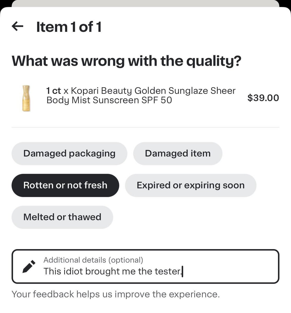 AkadeBemsen's tweet photo. why are male instacart shoppers so fucking annoying??? 😪 https://t.co/A5nX3atmGO